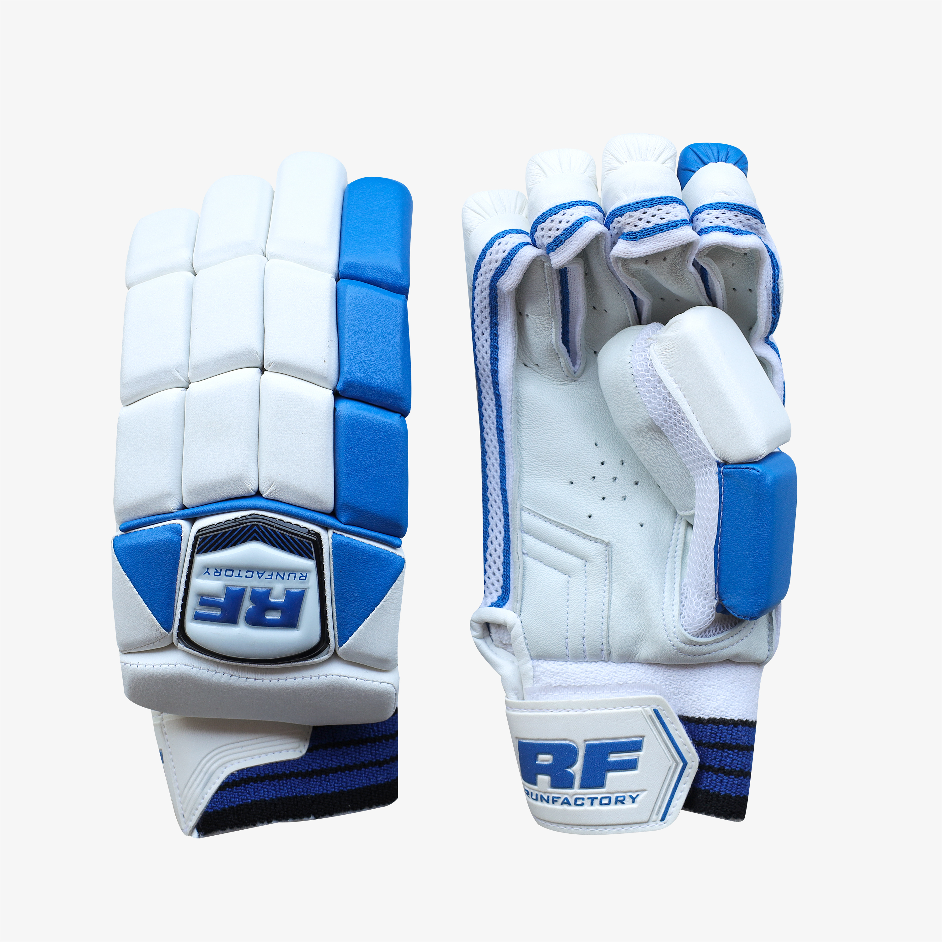 Batting Gloves Blue & White